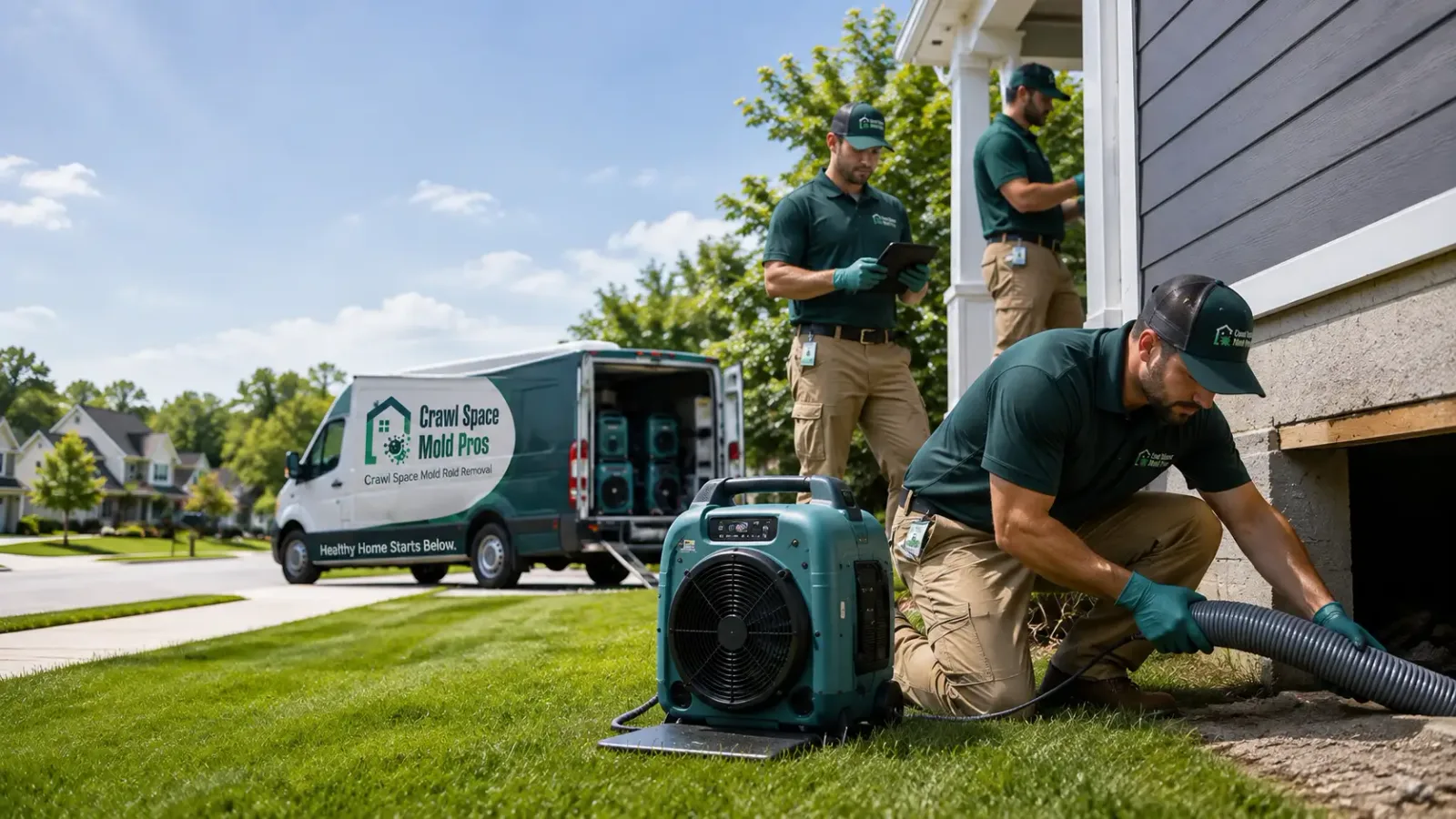 Crawl Space Mold Removal in Lake City, FL